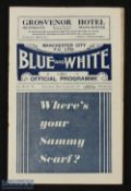 1934/35 Manchester City (Matt Busby) v West Bromwich Albion (Jimmy Murphy), Div. 1 match programme29