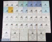 Aylesbury United Home Football programmes, from the seasons 1951-2 (7), 1952-3(9), 1953-4(11),