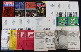 Selection of Crystal Palace home programmes 1947/48 Chester (FAC), 1955/56 Leyton Orient (