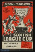 1950/51 Scottish League Cup final Motherwell v Hibernian 28 October 1950 at Hampden Park; slight