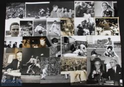 1960-1970 black & white Football Press Photographs, with noted photos of Mike Keen QPR, Brian Hill