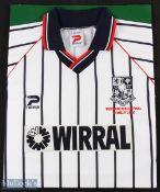 2000 Tranmere Rovers Worthington Cup Final Replica Home Shirt, made by Patrick size 38