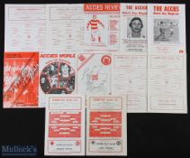 Hamilton Acas FC home match programmes 1957/58 Ayr Utd, 1959/60 Dundee Utd, 1962/63 Stenhousemuir,