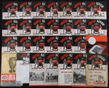Selection of Manchester Utd home programmes 1947/48 Sheffield Utd (poor), 1949/50 Fulham (last