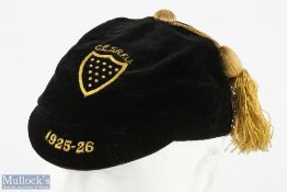 1925-6 Cornwall Schools Rugby Cap: Lovely condition, made by Taylor & Sons of Camborne, a