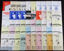 Collection of Darlington homes 1955/56 Carlisle Utd (FAC), 1956/57 Crewe Alexandra, 1957/58 Bradford