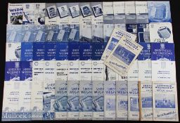 Selection of Sheffield Wednesday home programmes 1950/51 Burnley, Sheffield Utd (County Cup s/f),