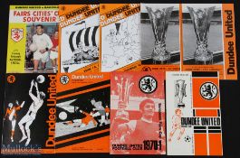 Dundee Utd European Cup match programmes 1966/67 Barcelona (Fairs) (pictorial special), 1969/70
