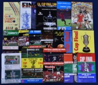 1970-1998 Big March Football Programmes + 2 tickets: to include FA Cup 1970, 1971, 1973, 1978,