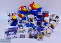 1998 France World Cup Official Mascot Cockerels Collectables, a quantity to include soft toy, pint