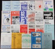 Selection of Wigan Athletic away match programmes 1964/65 Runcorn, Stockport County (FAC), 1965/66