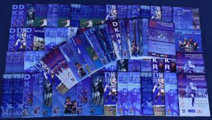 2001-14 Dudley Kingswinford Rugby Programmes (105): A box of over 100 modern issues. G