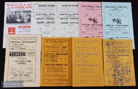 Selection of Bangor (NI) FC home programmes 1950/51 Portadown, 1951/52 Crusaders, 1952/53