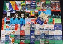 Selection of England home international match programmes 1951 Austria, Scotland, 1956 Scotland (