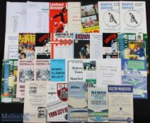 Selection of Manchester City away match programmes 1951/52 Bolton Wanderers, 1954/55 Birmingham City