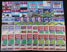 Collection of Burnley home match programmes 1947/48 Wolves, 1948/49 Stoke City (Xmas Day), 1951/52