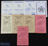 Non-League Eynesbury Rovers FC home programmes (generally United Counties league) 1950/51
