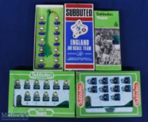 Subbuteo Football Teams, 2 heavyweights ref 67 and England c1938 in original boxes, lightweight