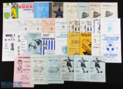 Selection of North East (England) non-league clubs programmes Billingham Synthonia 1951/52 Crook