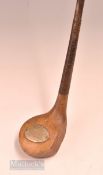 Interesting Presentation Golf Club c1906 - Auchterlonie scare head bulger driver with engraved