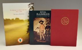 Collection of London Golf Club/Society History Golf Books one signed (3), Clapham Common Golf Club