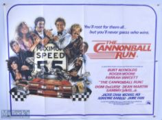 Movie / Film Poster - 1981 The Cannonball Run 40x30