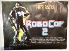 Movie / Film Poster - 1990 Robocop 2 - He's Back 40x30