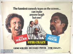 Movie / Film Poster - 1980 Stir Crazy 40x30