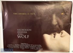 Movie / Film Poster - 1993 Wolf The Animal is Out 40x30