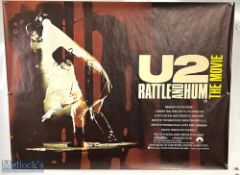 Movie / Film Poster - 1988 U2 The Movie Rattle and Hum 40x30