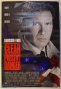 Selection of Movie / Film Posters (8) features Clear and Present Danger (Harrison Ford), Fearless,