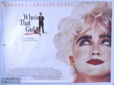 Movie / Film Poster - 1987 Who's That Girl 40x30