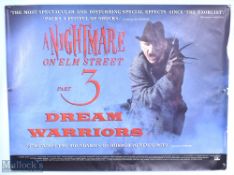 Movie / Film Poster - 1987 A Nightmare on Elm Street Part 3 Dream Warrior, 40x30