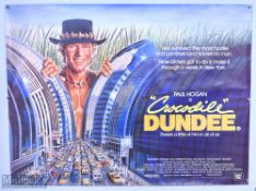 Movie / Film Poster - 1986 Crocodile Dundee 40x30