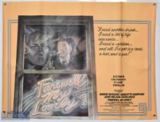 Original Movie/Film Poster - Farewell My Love, Robert Mitchum, 40x30