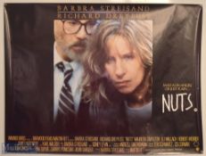Original Movie/Film Poster - 1987 Nuts 40x30