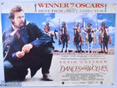 Movie / Film Poster - 1990 Dances With Wolves 40x30