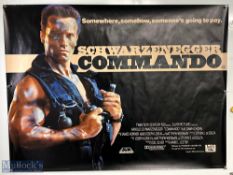 Movie / Film Poster - 1985 Commando 40x30