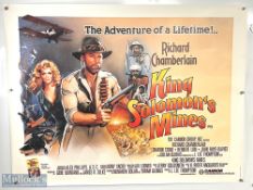 Movie / Film Poster - 1985 King Solomon's Mines 40x30
