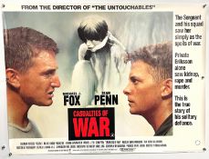 Original Movie/Film Poster - 1989 Casualties of War - Sean Penn - Michael J Fox, 40x30