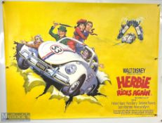 Movie / Film Poster - 1975 Herbie Rides Again 40x30