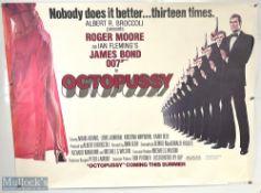 Movie / Film Poster - 1983 Octopussy James Bond 40x30