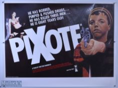 Movie / Film Poster - 1980 Pixote 40x30