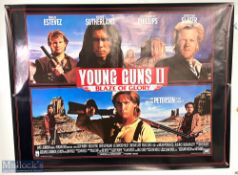 Movie / Film Poster - 1990 Young Guns II Blaze of Glory 40x30