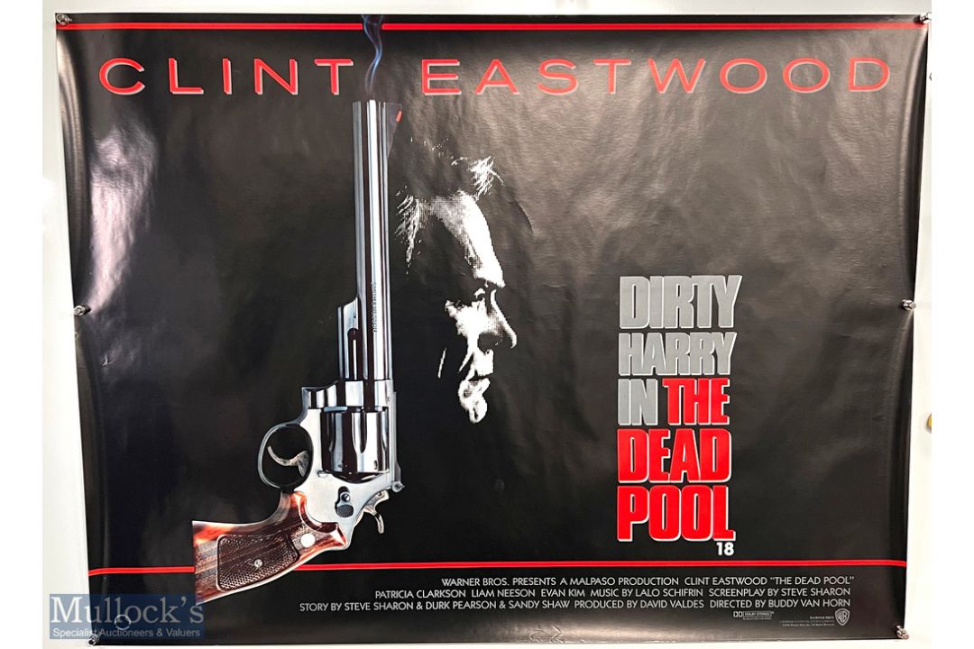 Movie / Film Poster - 1988 Dirty Harry in The Dead Pool 40x30" approx. Clint Eastwood, kept