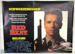 Movie / Film Poster - 1988 Red Heat 40x30