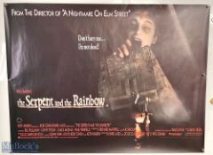 Movie / Film Poster - 1987 The Serpent and the Rainbow 40x30