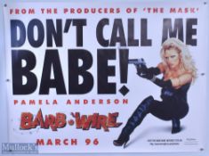 Movie / Film Poster - 1996 Barb Wire Don't Call Me Babe! Pamela Anderson, 40x30