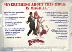 Movie / Film Poster - 1988 Who Framed Roger Rabbit 40x30