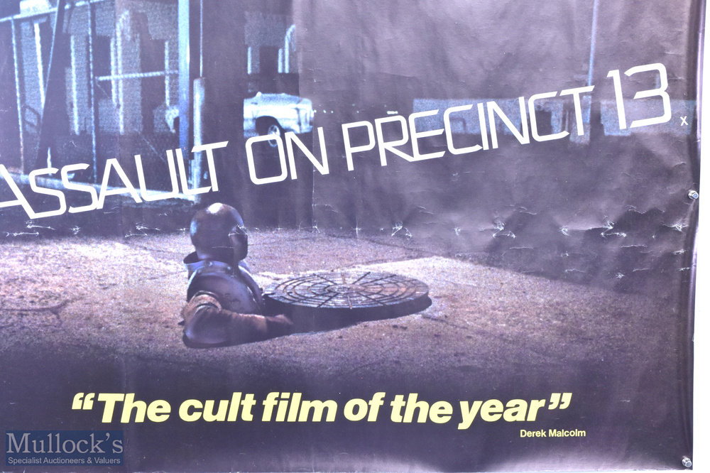 Movie / Film Poster - 1976 Assault on Precinct 13 40x30" approx., creases apparent, folds and - Image 2 of 2